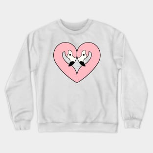 Flamingo Heart Crewneck Sweatshirt